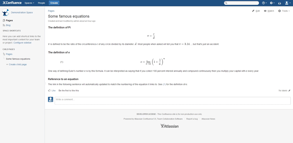Conflueneで簡単に数式を表示できるアプリ「LaTex Math」