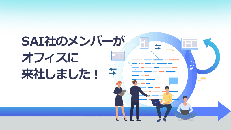 SAI社のメンバーがオフィスに来社しました！