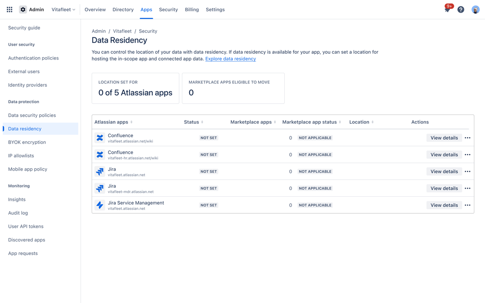 Cloud Platformアプリ Admin
