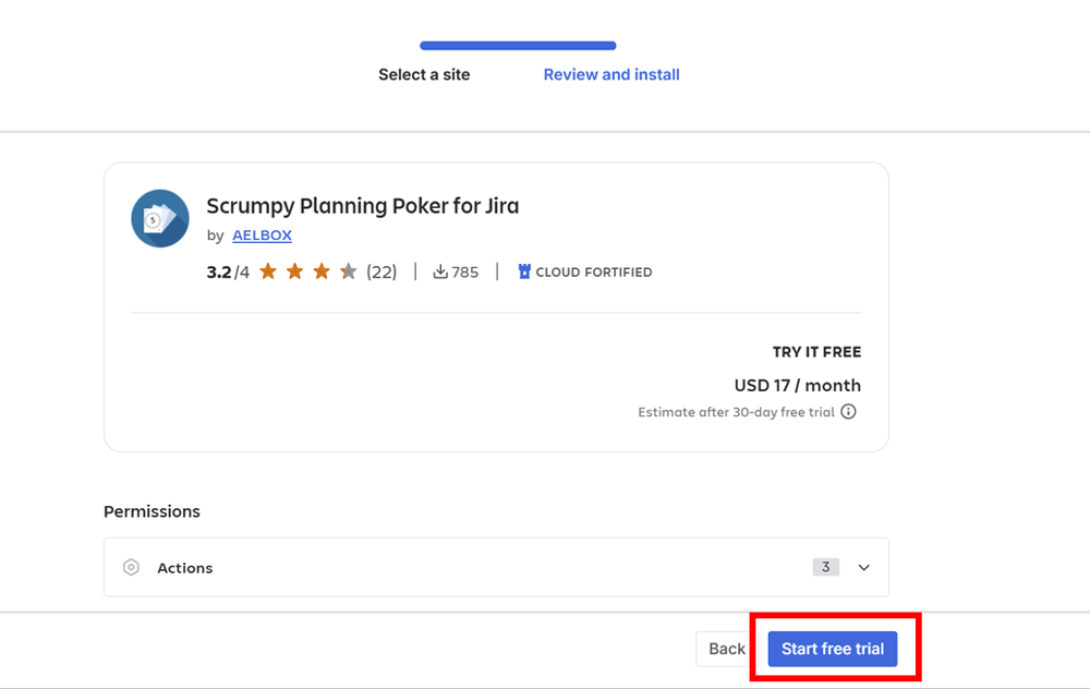 確認後「Review」をクリック