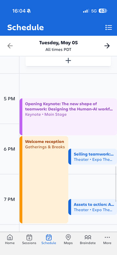 Opening Keynote からが本番