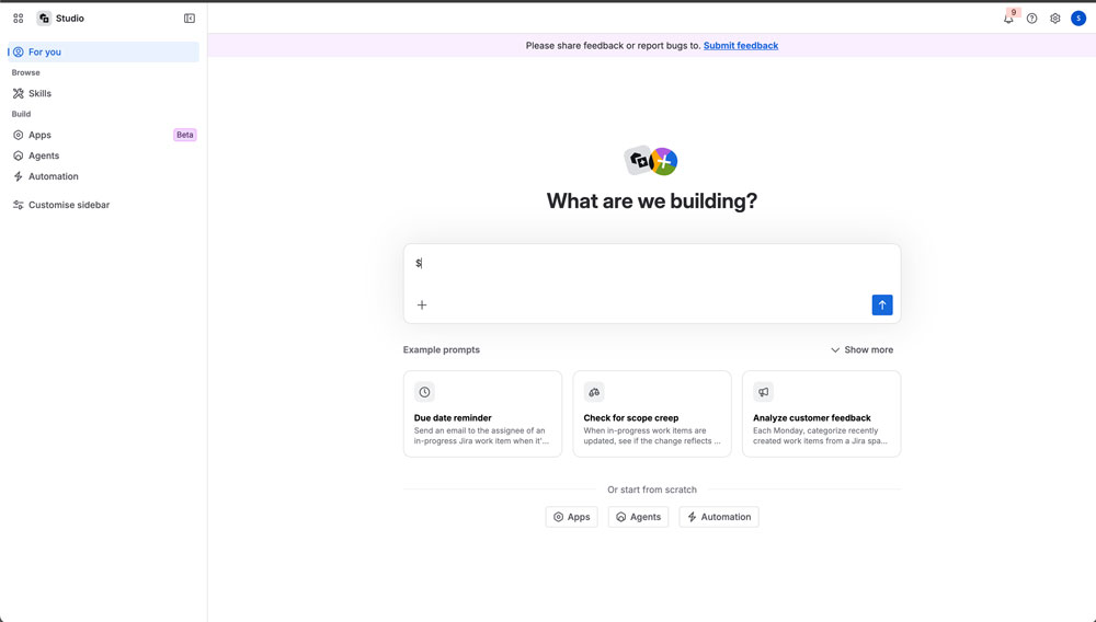 What are we building?エントリ画面
