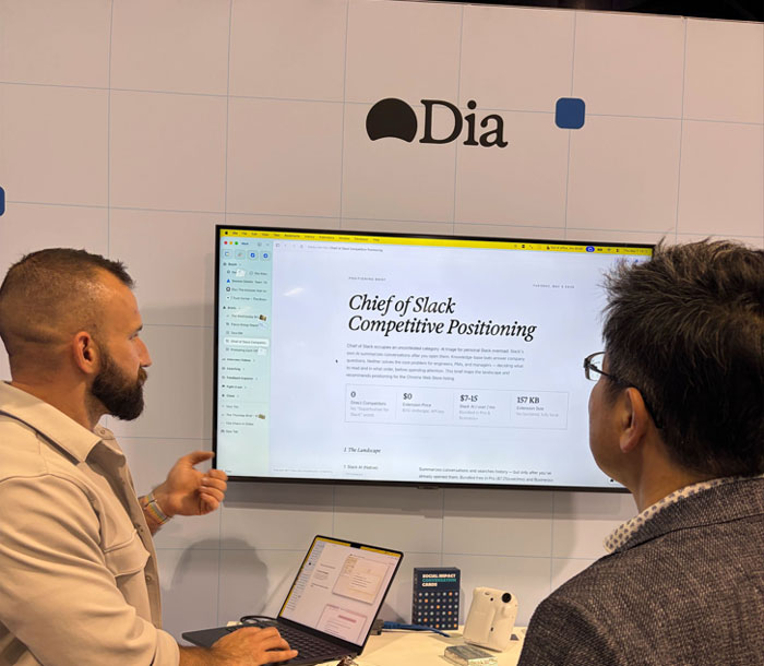 AIネイティブなブラウザ「Dia」
