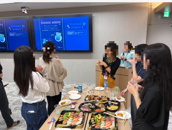 最後は今回の懇親会企画者であるマーケティング部 部長による一本締めで閉会