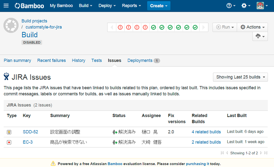 Jira との組み合わせ