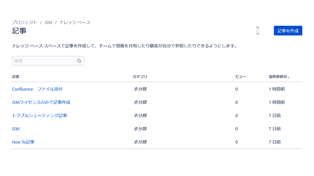 問い合わせ内容のナレッジ化