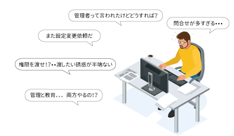 管理者って言われたけどどうすれば？管理と教育、、、両方やるの！？