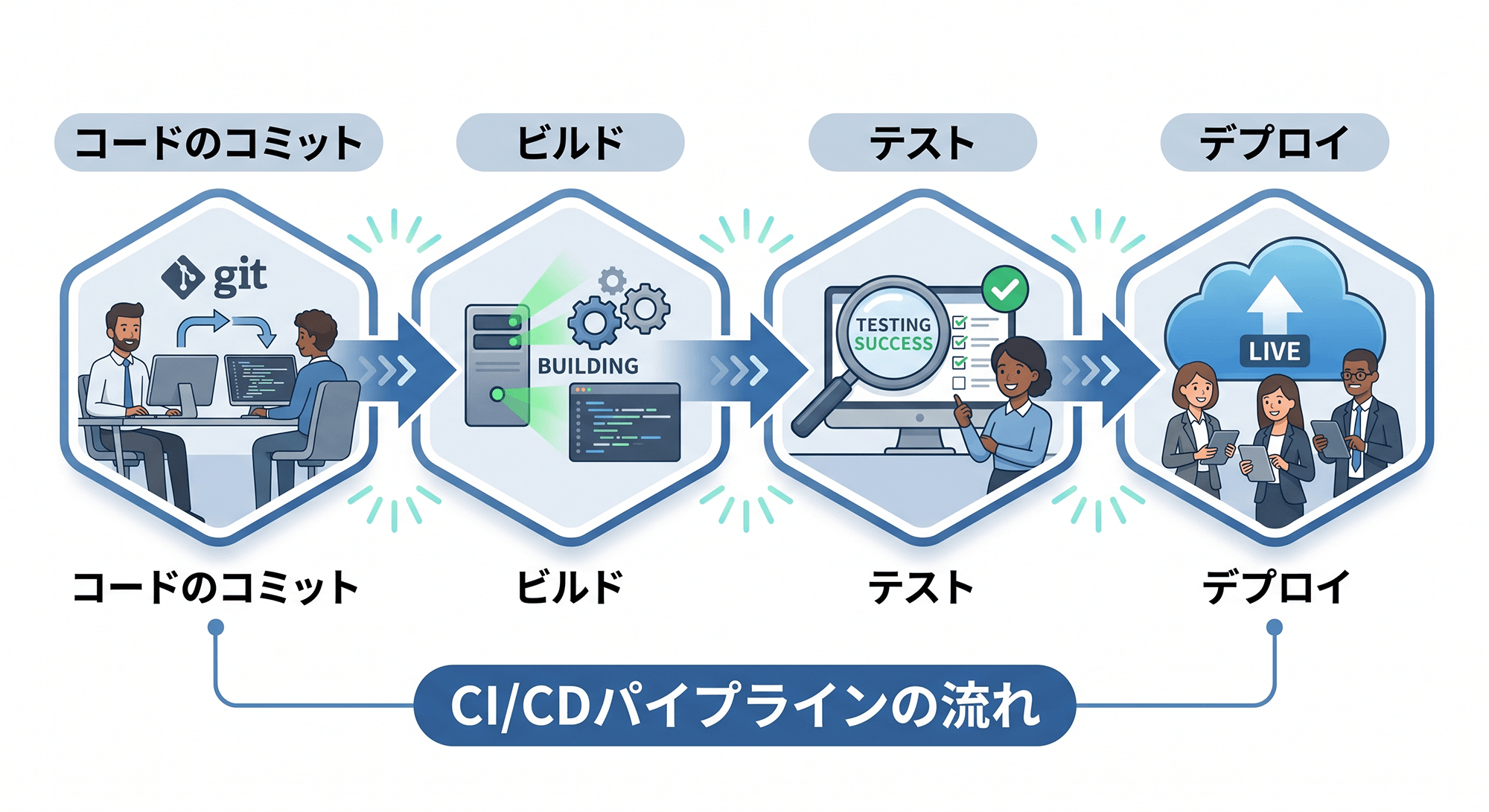 CI/CDとは？開発パイプラインを自動化する仕組み
